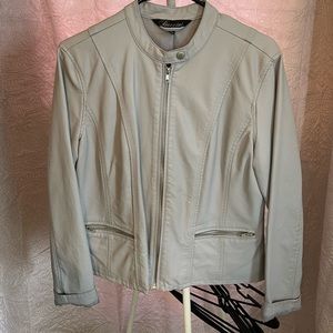 Baccini faux leather jacket
